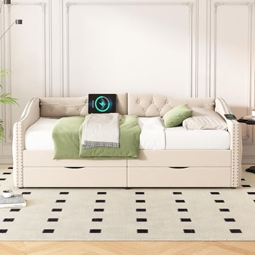 Harper & Bright Designs Upholstered Daybed - Image 5
