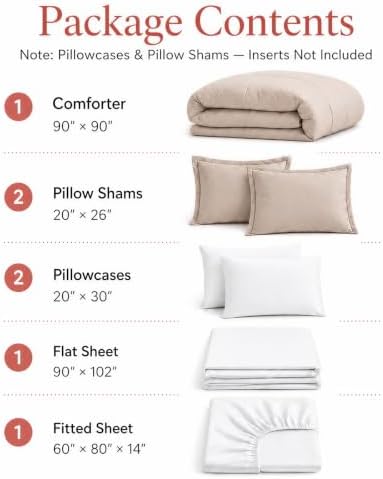 Queen Comforter Set with Sheets - Image 2