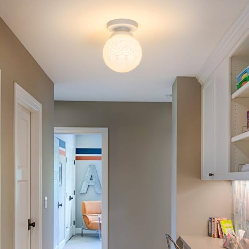 Semi Flush Mount Ceiling Light, Vintage Ceiling Lighting Fixture - Image 2
