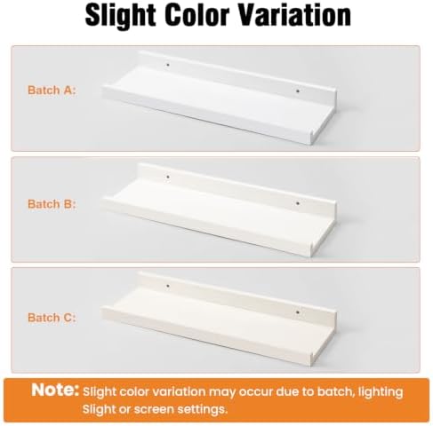 36inch Long Floating Shelves for Wall Decor, 5-Set Shelves - Image 5