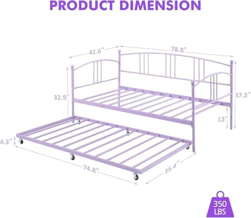 GarveeLife Full Size Folding Daybed - Image 2