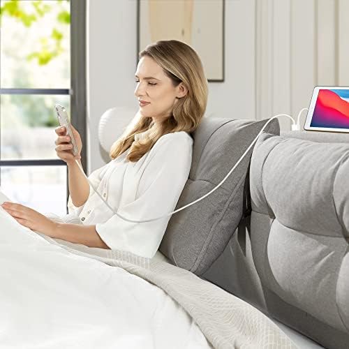 ZINUS Avery Platform Bed with Reclining Headboard and USB Ports, No Box Spring - Image 3
