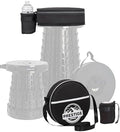 3-in-1 Cushion Carry Case for Round Telescopic Stools, Collapsible Stool Chair by PrestigeOutback