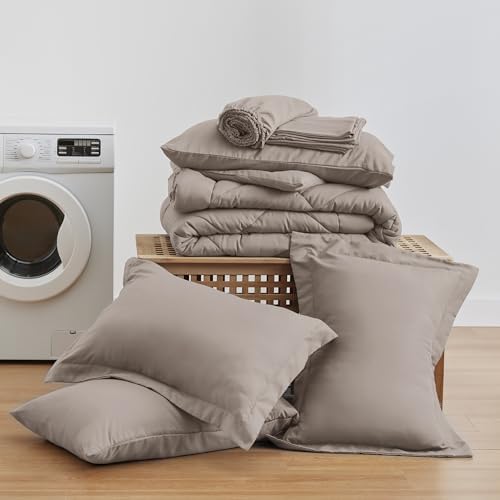 Love's cabin Queen Comforter Set, 7 Pieces Bed in a Bag - Image 6