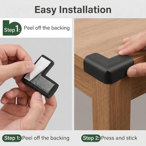 4 Pcs Bed Frame Corner Guards, Baby Proofing Edge and Corner Guards - Image 4