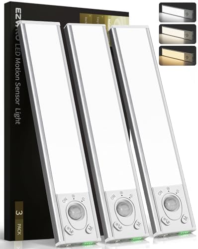 EZVALO Under Cabinet Lighting Wireless, LED Motion Sensor Lights by EZVALO