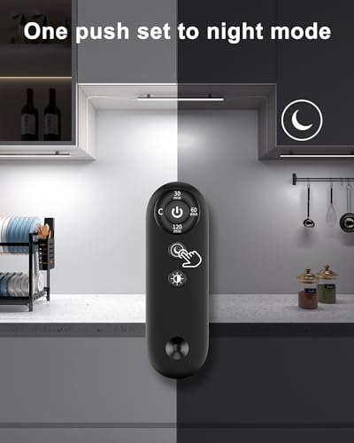 Remote Control Under Cabinet Led Light Plug in, Dimmable Daylight White 4500K - Image 4