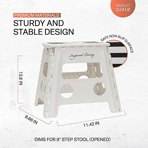Inspired Living 13" Step Stool, Folding Step Stools - Image 2