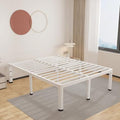 14 Inch White Queen Bed Frame by ROIL