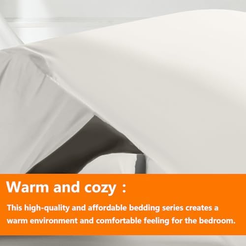TAIMIT Ivory Twin Size Comforter Set - Image 2