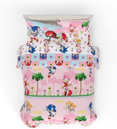 Franco Sonic The Hedgehog Amy Rose Anime Kids Bedding Super Soft Comforter and by Franco
