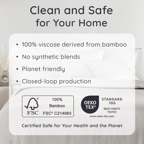 Bambaw California King Sheet Set 4pcs – 100% Viscose Derived from Bamboo Deep - Image 6