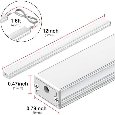 ASOKO Under Cabinet Lighting, 5000K Daylight, - Image 4