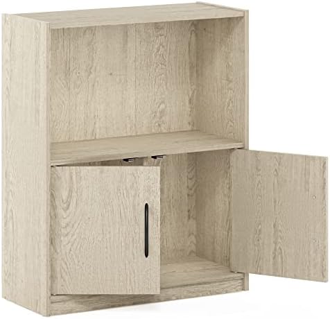 Furinno GRUEN Book Shelf, 2-Tier Small Bookshelf, Bookcase - Image 5