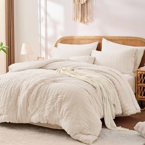 Full Size Comforter Sets with Sheets, 7-Piece Bedding Set by FUANNA