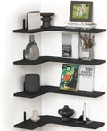 Floating Corner Shelves for Wall, Corner Wall Mounted Shelf for Home Décor by Unknown