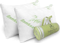 Rayon Derived from Bamboo Pillows Standard Size Set of 2 by DreamFieldLinen