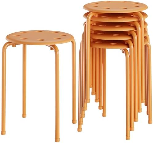 VECELO 6-Piece Stacking Stools for Classroom by VECELO