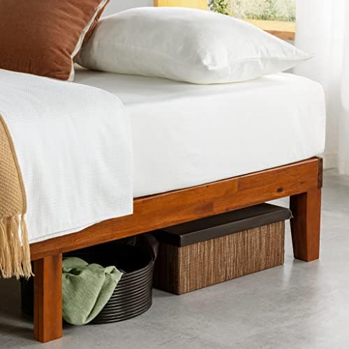 Mellow Naturalista Classic 12-Inch Solid Wood Platform Bed | Wooden Slats - Image 5