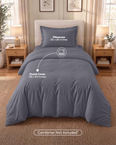 Duvet Cover Twin, 2 Piece Set, Extra Soft - Image 3