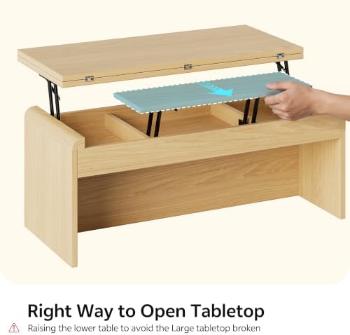 Dual Lift Top Coffee Table - Image 5