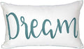 Embroidered Inspirational Quote Throw Pillow Cover by DECOPOW