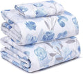 RUVANTI 100% Cotton Twin Sheets, Percale Weave Twin Sheet Set by Ruvanti