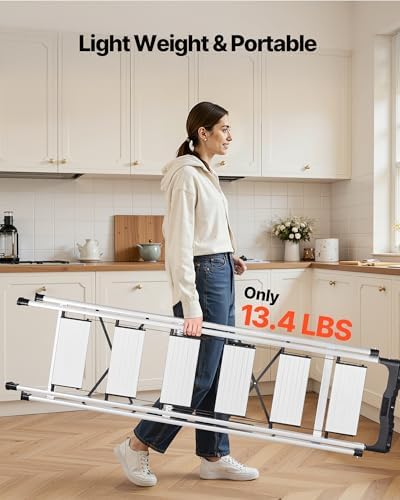 VEVOR 6 Step Ladder, Folding Step Stool - Image 6
