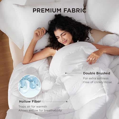 Bedsure Comforter Duvet Insert, Quilted Bedding Blanket - Image 3