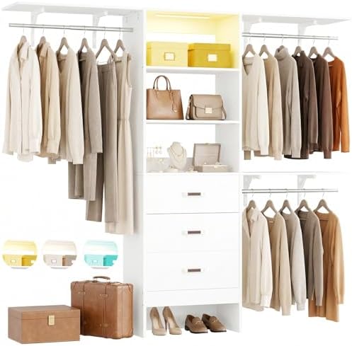 96" Wall Mounted Closet System by iSunirm
