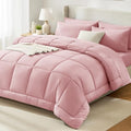 HIMEET Full Size Comforter Set Pink, 7 Pieces Bed in a Bag by Unknown