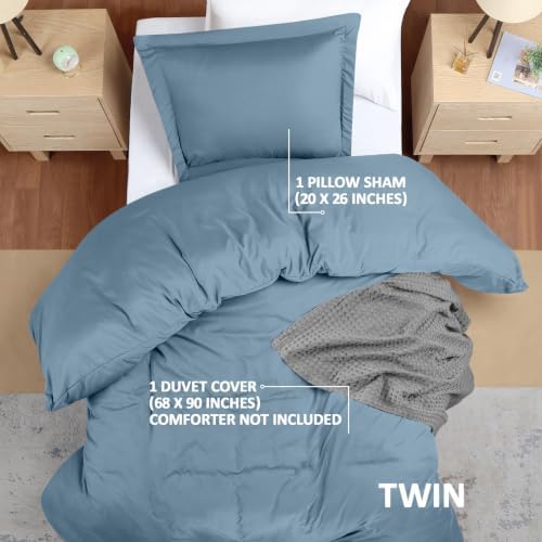 Duvet Cover Twin, 2 Piece Set, Extra Soft - Image 2