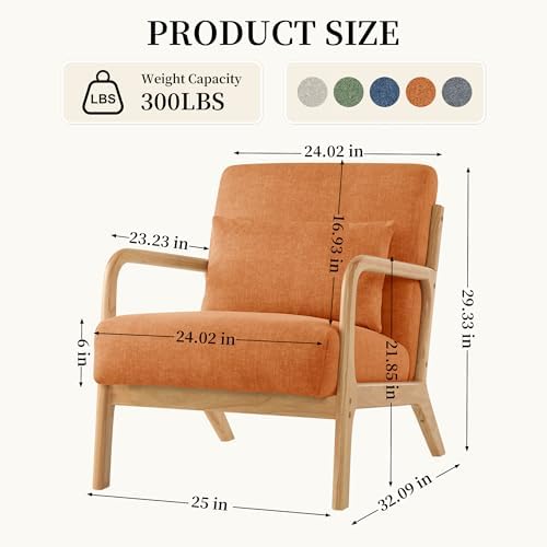 Mid Century Modern Accent Chair - Image 2