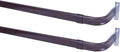 Blu-Pier Tech Heavy Duty Single Rod 28"-48" Adjustable Curtain Rod Hardware by Blu-Pier+Tech