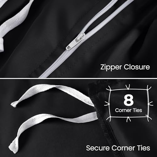 Duvet Cover Queen, 4 Piece Set, Extra Soft - Image 6