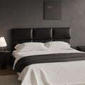 Black Stick-On Wall Mounted Headboard by MAQQL