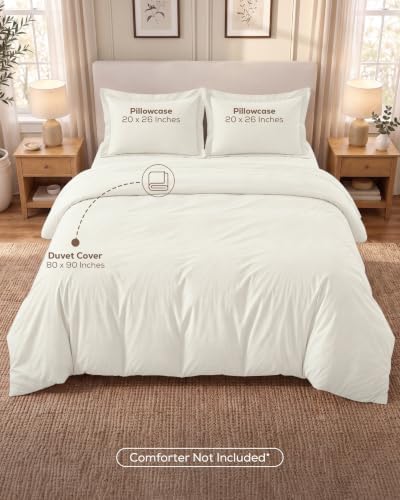Duvet Cover Full, 3 Piece Set, Extra Soft - Image 3