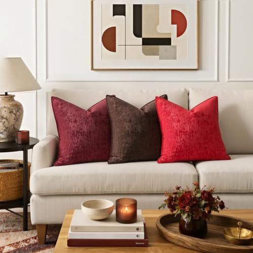 MIULEE Chenille Couch Pillow Covers Christmas - Image 4