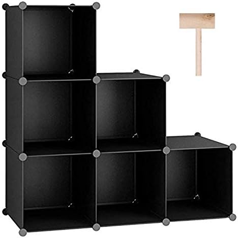 C&AHOME 6-Cube Storage Organizer Cube Shelf Closet Storage Bookcase by CAHOME