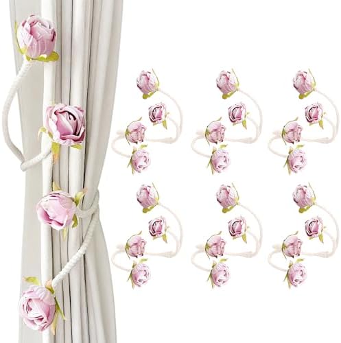Decorative Rose Curtain Tieback by Unknown