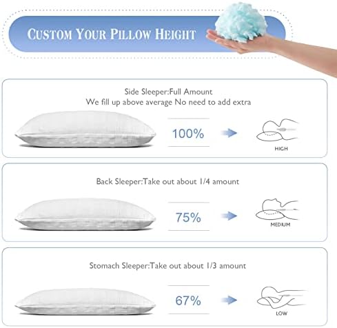 Meoflaw Cooling Adjustable Bed Pillows - Image 4