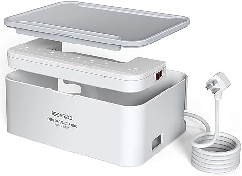 Power Strips with Cable Management Box, Surge Protector by Unknown