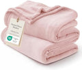 Bedsure GentleSoft Pink Throw Blanket by BEDSURE