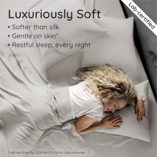 Bambaw California King Sheet Set 4pcs – 100% Viscose Derived from Bamboo Deep - Image 4