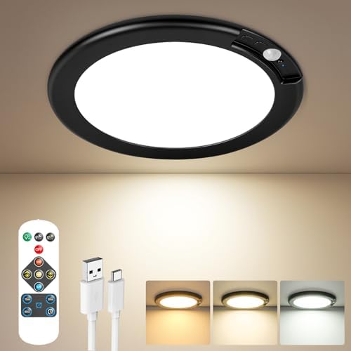 Rechargeable Motion Sensor Ceiling Light, Battery Operated Closet Light by TheBairthTheBest