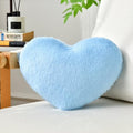 Blue Throw Pillows, Cute Heart Pillow, Decorative Pillows by IREMATE