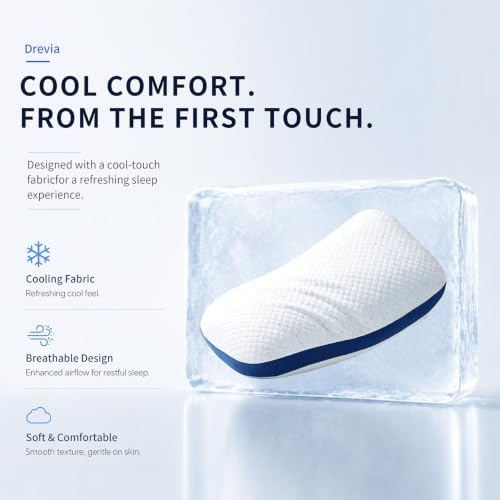 King Size Pillows Set of 2, Cooling Shredded Memory Foam Pillows - Image 5