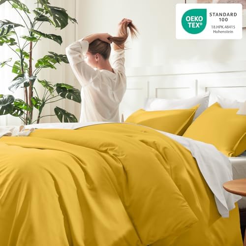 Litanika Queen Comforter Set, 3 Pieces Lightweight Solid Bed Set - Image 4