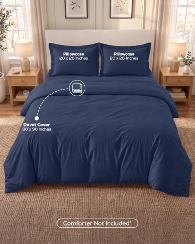 Duvet Cover Full, 3 Piece Set, Extra Soft - Image 3