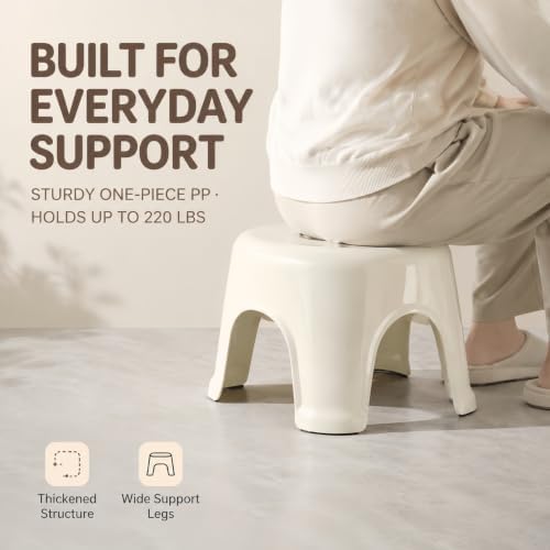 Plastic Step Stool, Heavy Duty Foot Stool - Image 3